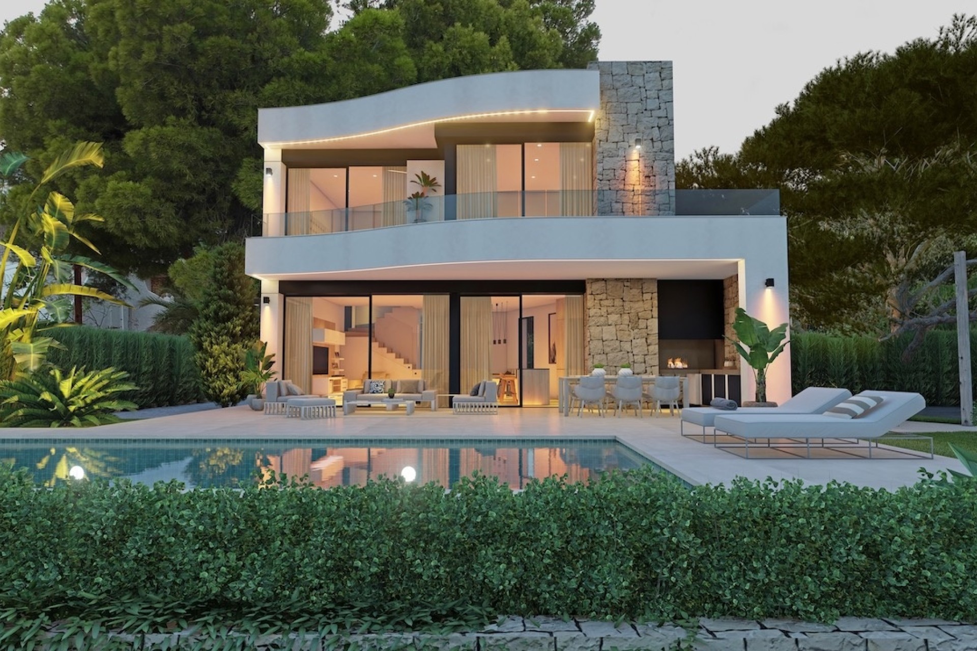 Nuevas construcciones - Villas - Chalets - Calpe - La Canuta
