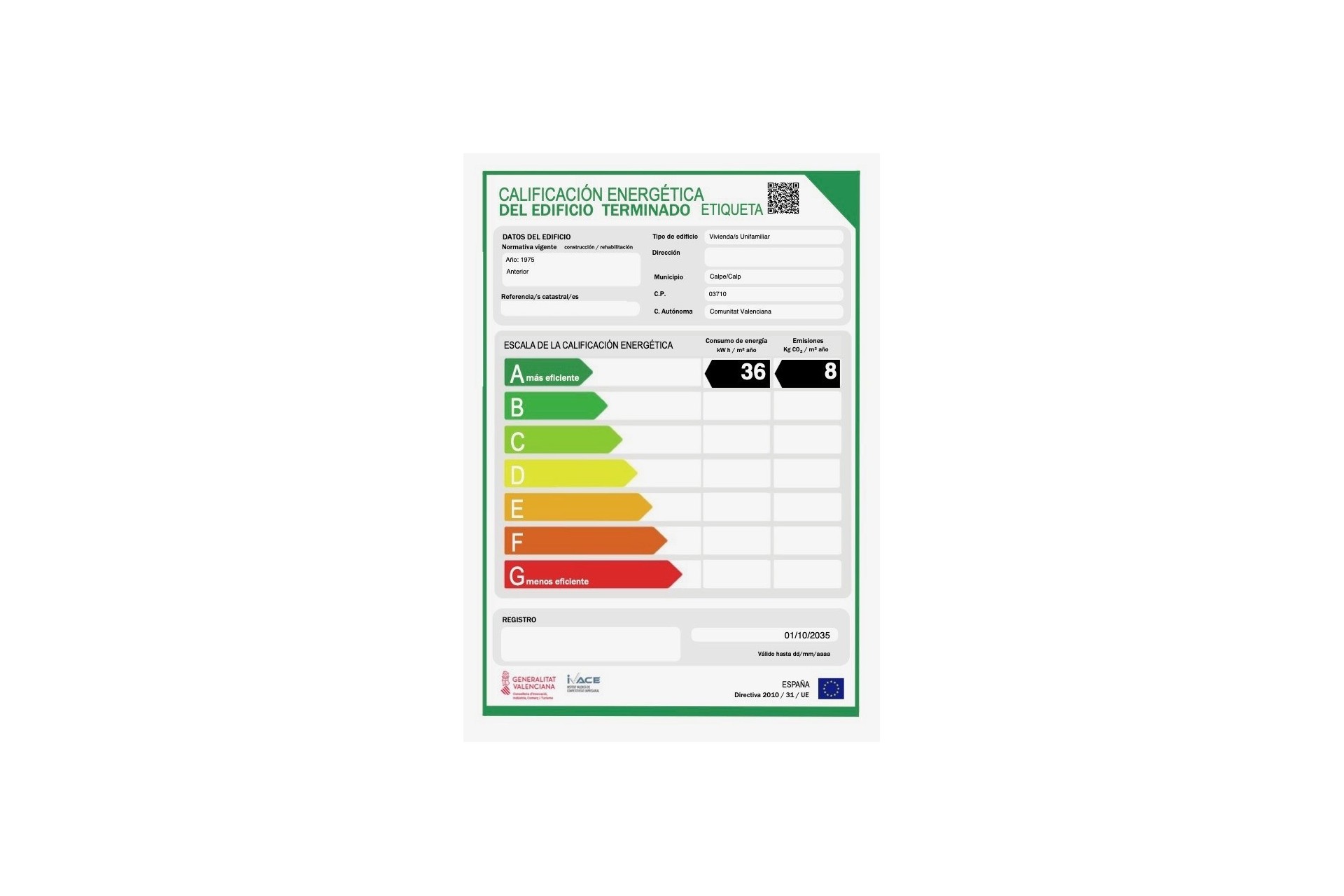Resales - Villas - Calpe - Calalga