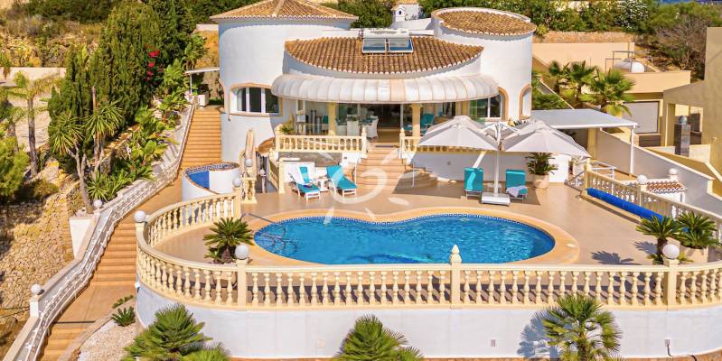 This is the luxury villa with sea views in Moraira that will steal your heart