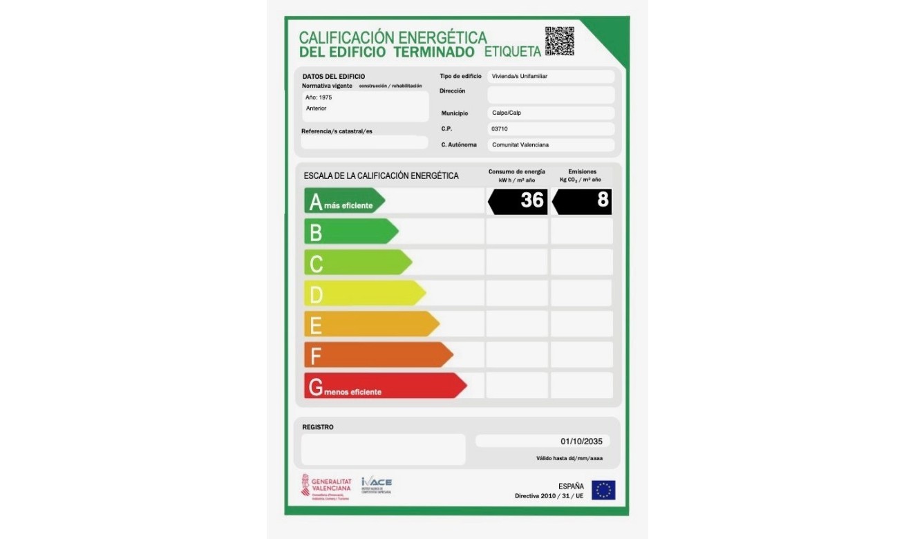 Resales - Villas - Calpe - Calalga