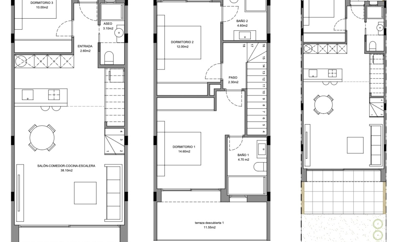 Location à long terme - terraced_house - Finestrat - Sierra Cortina