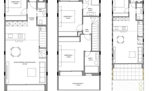 Location à long terme - terraced_house - Finestrat - Sierra Cortina