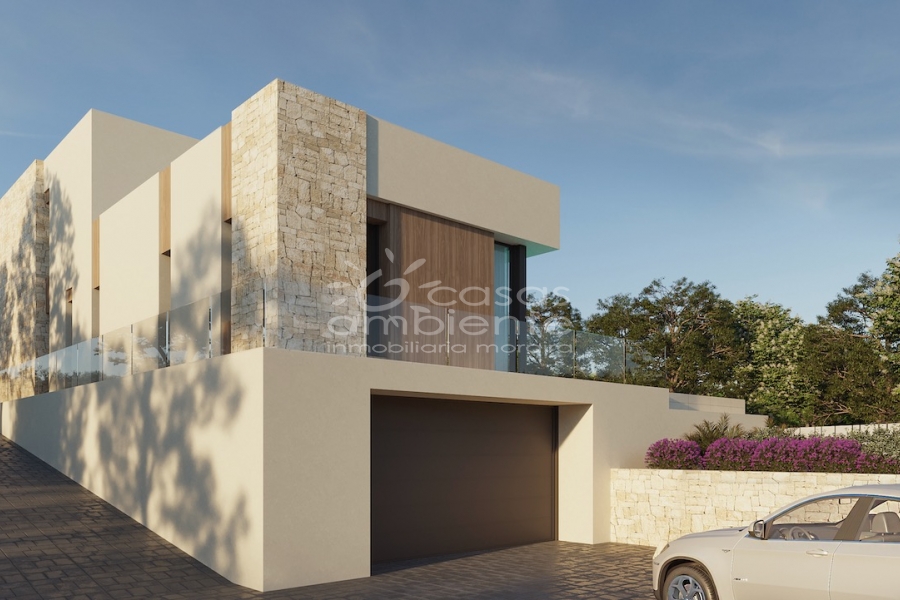 Villa en venta de obra nueva en moravit con piscina